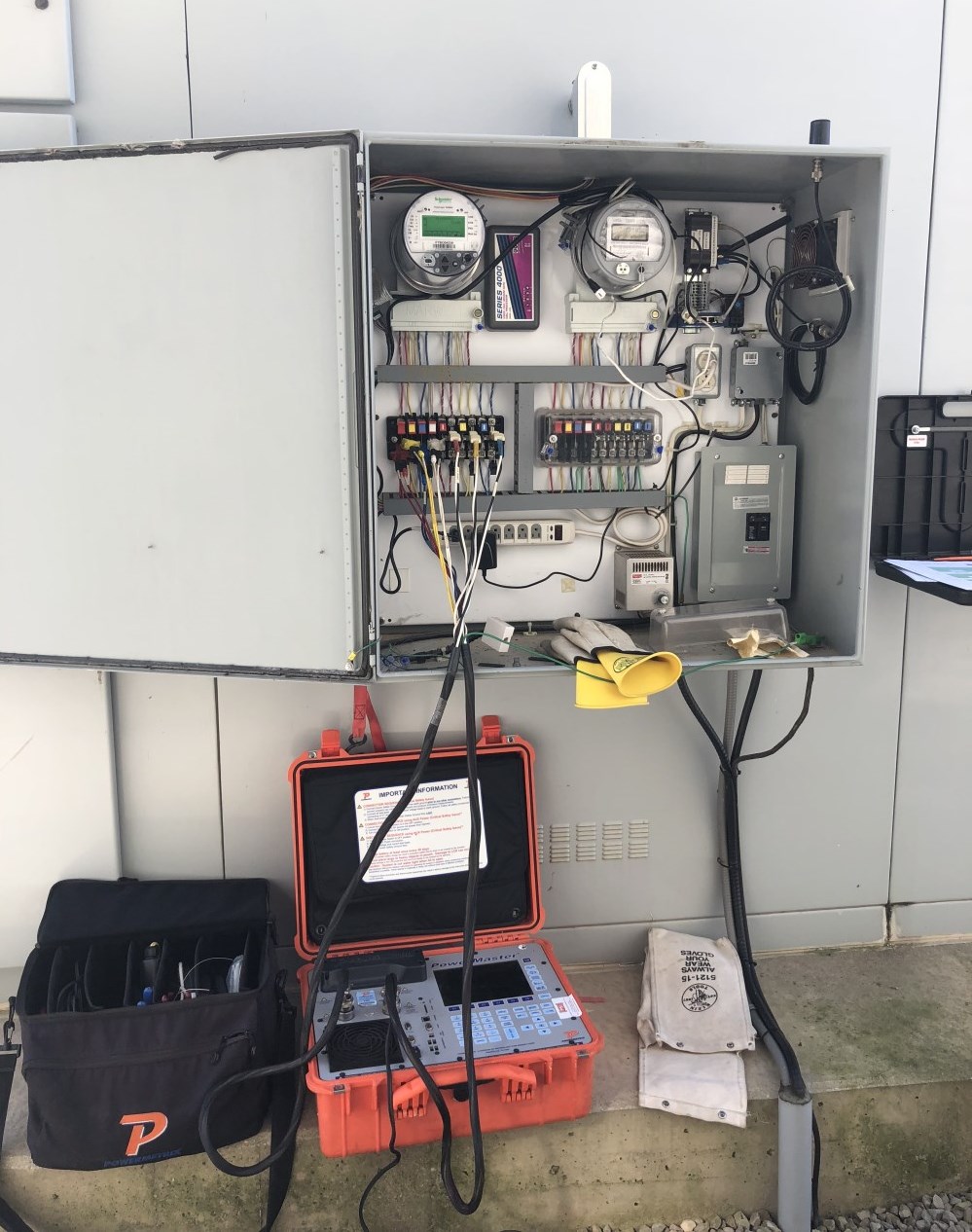 Meter panel in test Meter panel in test